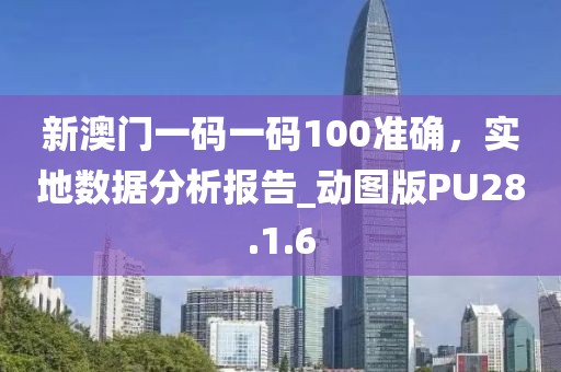 新澳門一碼一碼100準確,實地數據分析報告_動圖版PU28.1.6