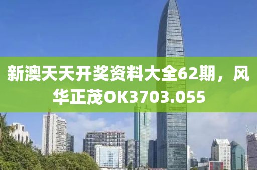 新澳天天開獎資料大全62期，風華正茂OK3703.055