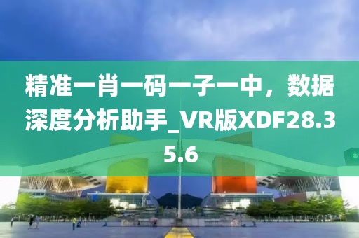 精準一肖一碼一子一中,數據深度分析助手_VR版XDF28.35.6