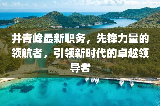 井青峰最新職務(wù)，先鋒力量的領(lǐng)航者，引領(lǐng)新時代的卓越領(lǐng)導(dǎo)者