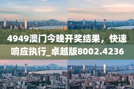 4949澳門今晚開獎結果，快速響應執行_卓越版8002.4236