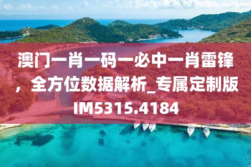 澳門一肖一碼一必中一肖雷鋒,全方位數(shù)據(jù)解析_專屬定制版IM5315.4184