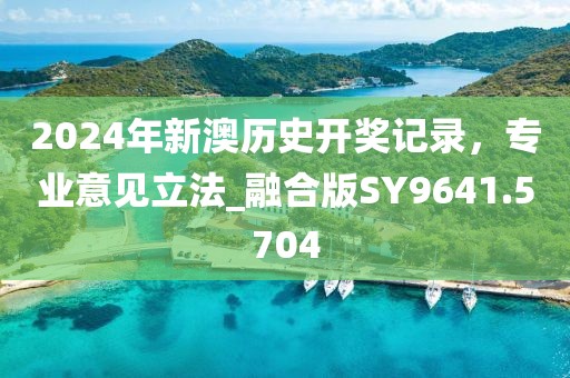 2024年新澳歷史開獎記錄，專業意見立法_融合版SY9641.5704