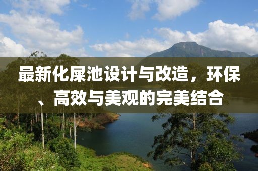 最新化屎池設計與改造,環保、高效與美觀的完美結合