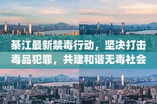 綦江最新禁毒行動，堅決打擊毒品犯罪，共建和諧無毒社會