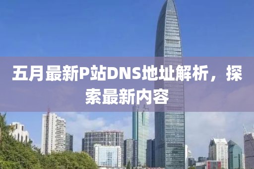 五月最新P站DNS地址解析,探索最新內容