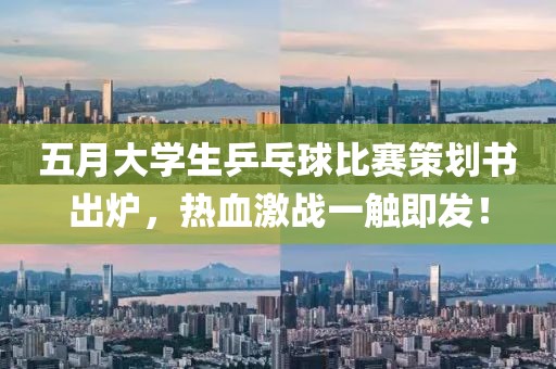 五月大學(xué)生乒乓球比賽策劃書出爐,熱血激戰(zhàn)一觸即發(fā)!