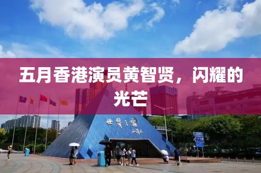 五月香港演員黃智賢,閃耀的光芒