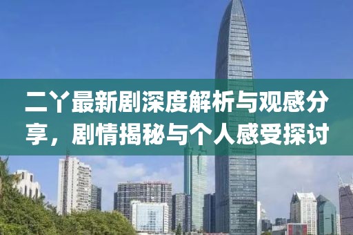 二丫最新劇深度解析與觀感分享，劇情揭秘與個人感受探討