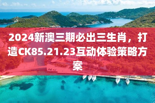 2024新澳三期必出三生肖，打造CK85.21.23互動(dòng)體驗(yàn)策略方案