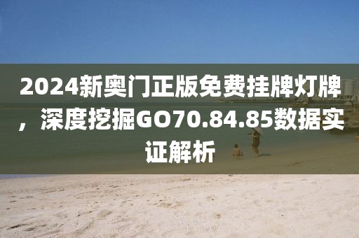 2024新奧門正版免費(fèi)掛牌燈牌，深度挖掘GO70.84.85數(shù)據(jù)實(shí)證解析