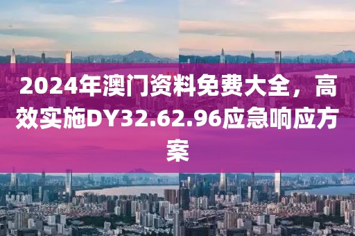 2024年澳門資料免費大全，高效實施DY32.62.96應急響應方案