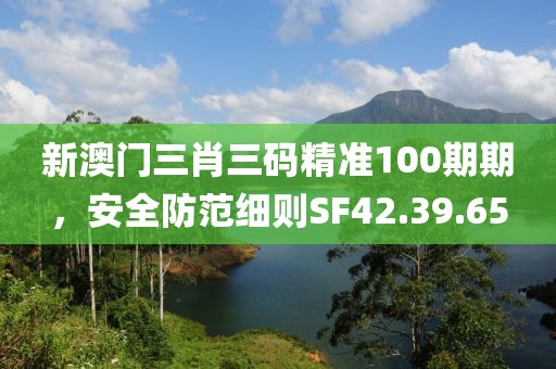 新澳門三肖三碼精準100期期，安全防范細則SF42.39.65
