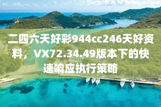 二四六天好彩944cc246天好資料,VX72.34.49版本下的快速響應(yīng)執(zhí)行策略
