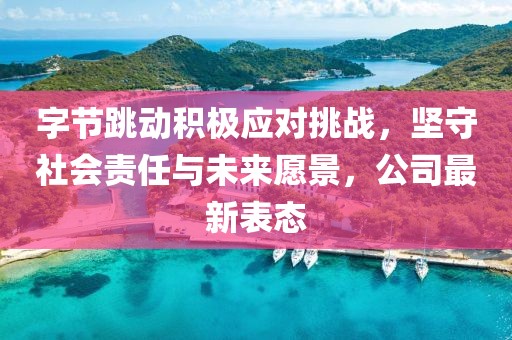 字節跳動積極應對挑戰，堅守社會責任與未來愿景，公司最新表態