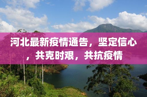 河北最新疫情通告，堅定信心，共克時艱，共抗疫情