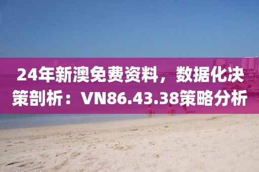 24年新澳免費資料，數據化決策剖析：VN86.43.38策略分析