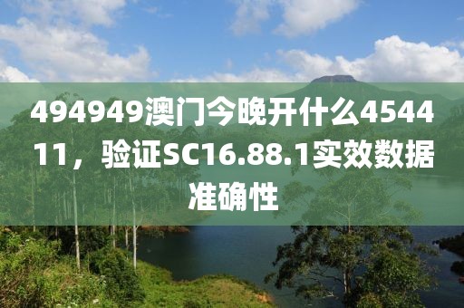 494949澳門今晚開什么454411，驗證SC16.88.1實效數據準確性