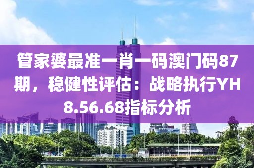 管家婆最準一肖一碼澳門碼87期，穩健性評估：戰略執行YH8.56.68指標分析