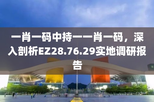 一肖一碼中持一一肖一碼，深入剖析EZ28.76.29實地調(diào)研報告