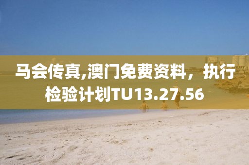 馬會傳真,澳門免費資料，執行檢驗計劃TU13.27.56