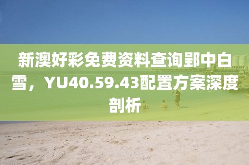 新澳好彩免費資料查詢郢中白雪，YU40.59.43配置方案深度剖析