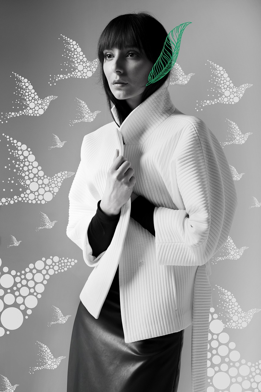 四月女生黑白動漫頭像的獨特魅力,風格解析與風采展示